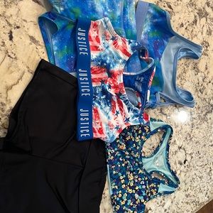 Lot of girls gymnastics/dance wear size 6
